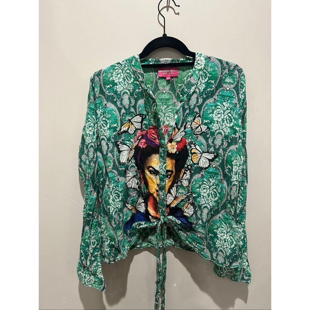 Kitsch and pop Frida Kahlo blouse